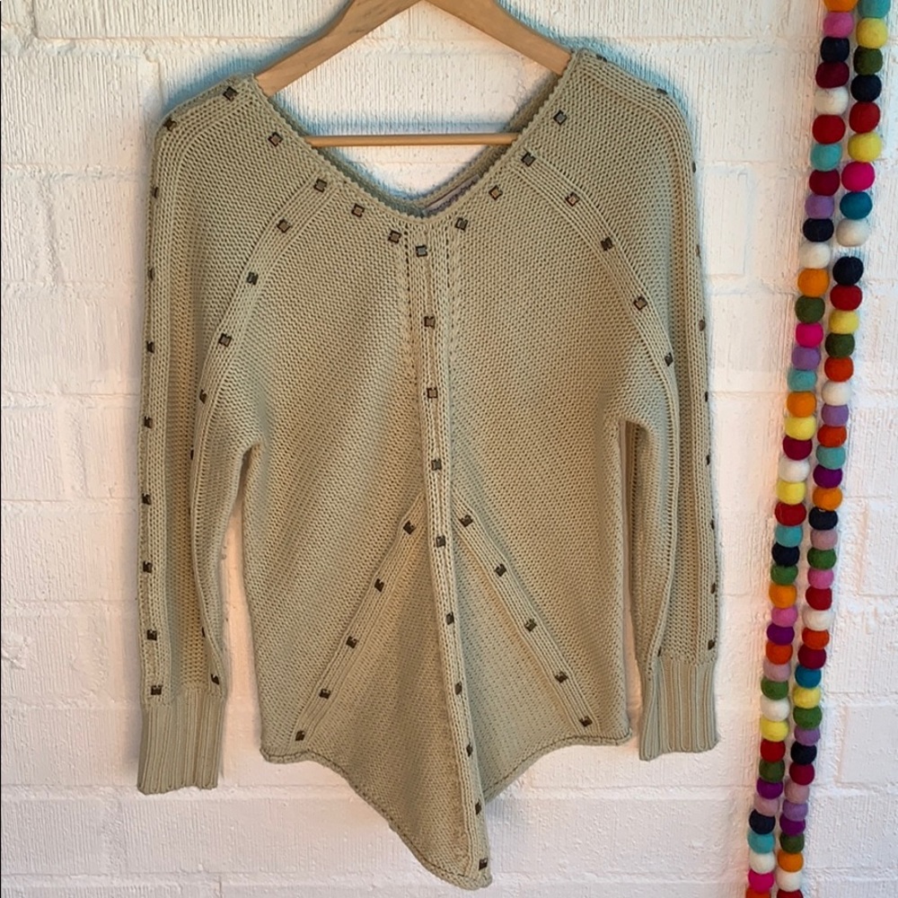 Intrigue Dazzle Detail Gems Sweater sz M